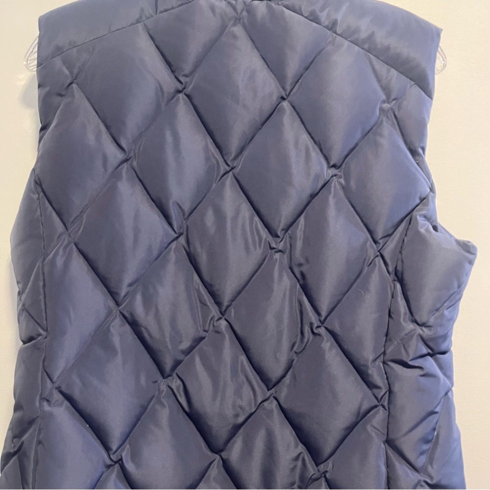 Brooks Brothers 346 Quilted Down Vest Navy Puffer Vest Classic Prep Outerwear - Picture 7 of 11